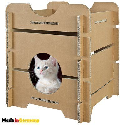Unser Katzenhaus hat viele verspielte Motive zu bieten.
